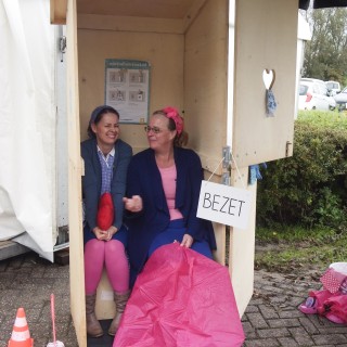 De toiletdames op locatie!